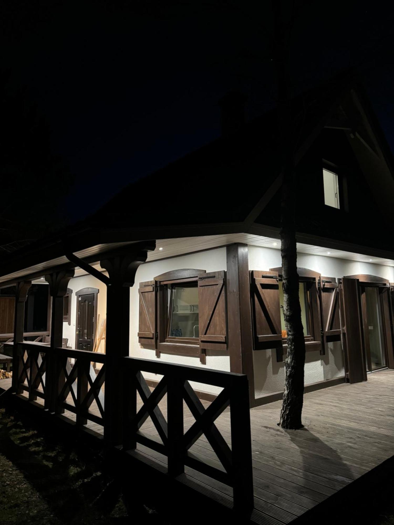 Lesna Osada Na Kaszubach - Drewniane Domy Na Wynajem Bartoszylas Bagian luar foto