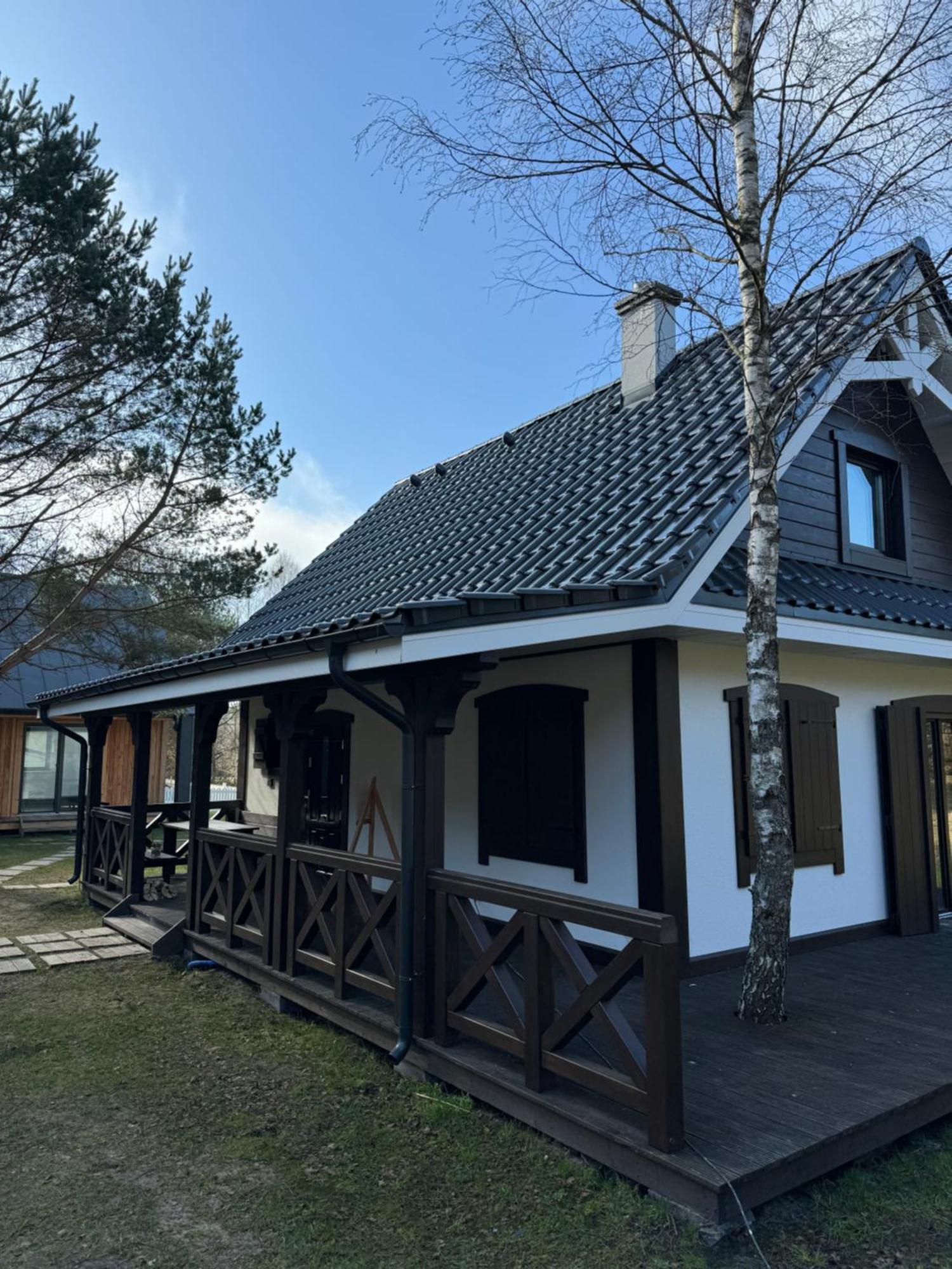 Lesna Osada Na Kaszubach - Drewniane Domy Na Wynajem Bartoszylas Bagian luar foto